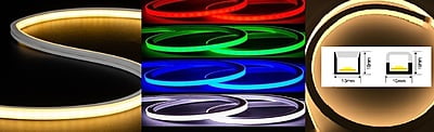 NEON-FLEX RGBW, 24VDC, 10X10MM, 12-WATTS/METER