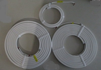 Neon-Flex 1010, 24VDC, 12 Watts/meter,  Dimmable, Cuts 8.3mm, 1mt/Top Bend/Flat-3000k, TP83, UL