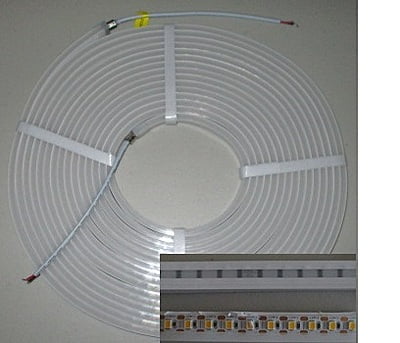Neon-Flex 0612, UL-24VDC, 10 Watts/meter, 60LM/W, Dimmable, Cuts 8.3mm, Side Bend, 2mt/6.4ft/4000K