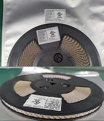 LED Strip 12VDC, UL, 10W/M, 3W/FT-4000K